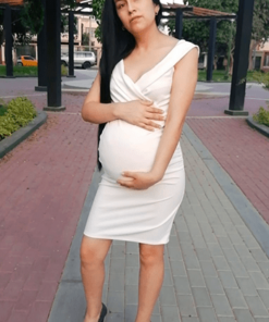 vestidos para baby shower Mor-for-Mom-www.morformom.online-Vestido-Helena color Blanco